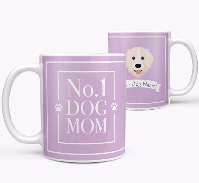 Personalised 'No.1 Mom' Mug from your {breedFullName}